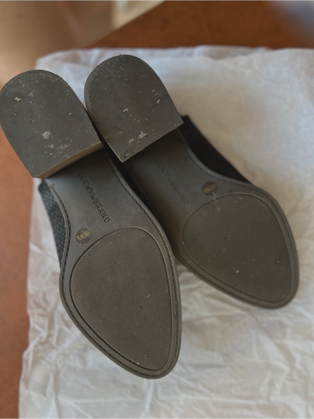Lucky Brand / Slingback Block Heel Mules - Picture 6 of 6
